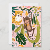 Kinderdusche über lange Entfernung per Post Einladung (Rückseite)