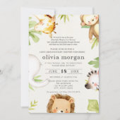 Kinderdusche über lange Entfernung per Post Einladung (Vorderseite)