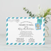 Kinderdusche über lange Entfernung per Post Einladung (Stehend Vorderseite)