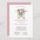 Kinderdusche über lange Entfernung per Post Einladung (Vorne/Hinten)