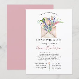 Kinderdusche über lange Entfernung per Post Einladung