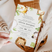 Kinderdusche über lange Entfernung per Post Einladung