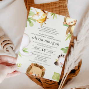 Kinderdusche über lange Entfernung per Post Einladung