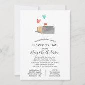 Kinderdusche über lange Entfernung per Post Einladung (Vorderseite)