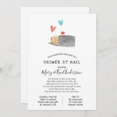 Kinderdusche über lange Entfernung per Post Einladung (Vorne/Hinten)