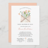 Kinderdusche über lange Entfernung per Post Einladung (Vorne/Hinten)