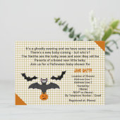 Kinderdusche zu Fuß Einladung (Stehend Vorderseite)