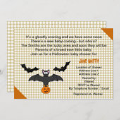 Kinderdusche zu Fuß Einladung (Vorne/Hinten)