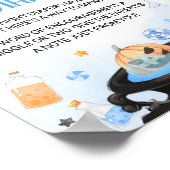 Kinderdusche zu spät abends poster (Ecke)