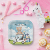 Kinderdusche zum Thema Golf / Geburtstag für Junge Pappteller (Party)