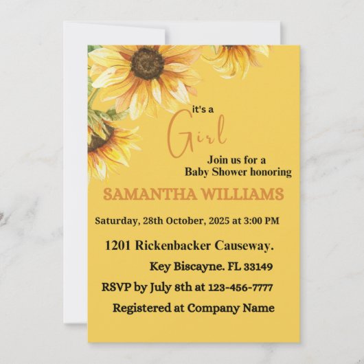 KinderduscheEinladung Einladung (Vorderseite)