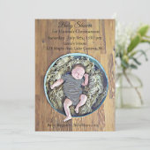 Kinderduscheinladungen Einladung (Stehend Vorderseite)