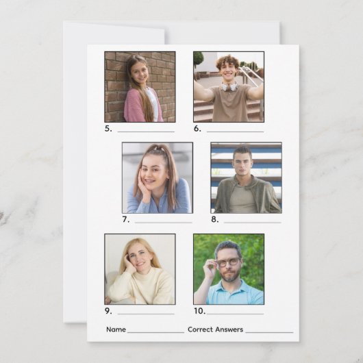 Kinderduschenspiel - Alter der Eltern Einladung (Rückseite)