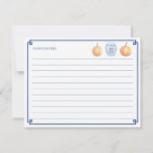 Kinderduschhilfe für die Junge Mutter Einladung (Rückseite)