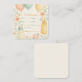 Kinderduschkarte - Spaß Gastaktivität Begleitkarte (Vorne/Hinten)