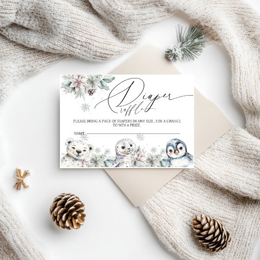 Kinderduschmaschine für Arktis Begleitkarte