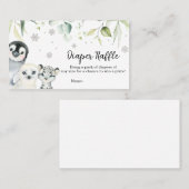 Kinderduschmaschine für Arktis Visitenkarte (Vorne/Hinten)