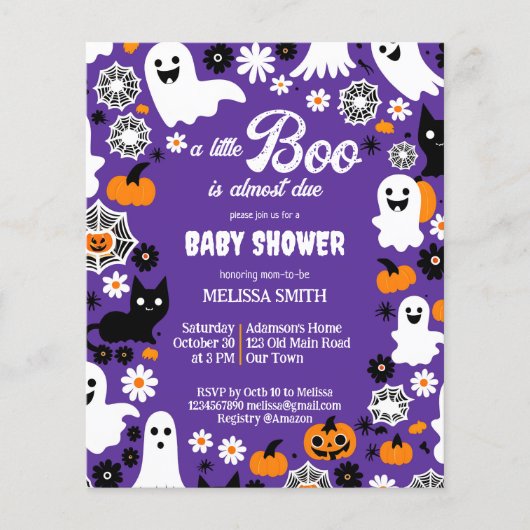 Kinderduschschenschablone zu Halloween (Vorderseite)