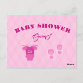 Kinderduschspiele Vorhersage und Ratschläge. Postkarte (Rückseite)