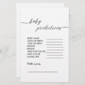 Kinderduschvorhersage Moderne Minimalistische, ein (Vorne/Hinten)