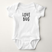 Kinderecke - LIEBE BUG - Funny Newborn Baby Strampler (Vorderseite)
