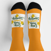Kindereinfach Zitronenexpress Socken (Oben)