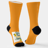 Kindereinfach Zitronenexpress Socken (Gewinkelt)