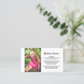 Kindereinfache Telefonnummerkarte (Stehend Vorderseite)