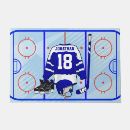 Kindereis-Hockey-Schlafzimmer- und Fußmatte