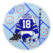 Kindereis-Hockey-Schlafzimmer- und Keramikknauf (Vorderseite)