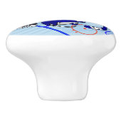 Kindereis-Hockey-Schlafzimmer- und Keramikknauf (Seitenansicht)