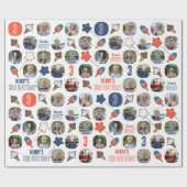 Kindereis jeden Alters, jedes Foto Geschenkpapier (Flach)