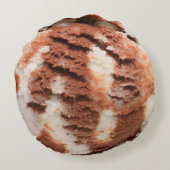 Kindereis Rundes Kissen (Rückseite)