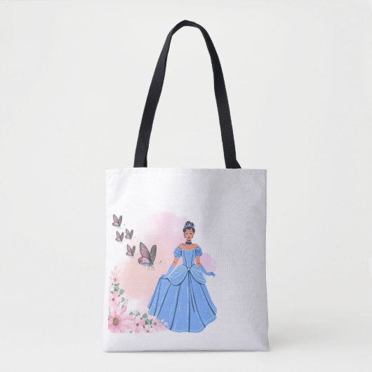Kinderella Tote Bag - Whimsical Floral Design, Per Tasche (Vorderseite)