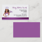 Kinderereignis-Party-Planer-Karten-Schablone Visitenkarte (Vorne/Hinten)