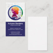 Kindererziehung und Bildung Visitenkarte (Vorne/Hinten)