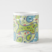 Kinderfahrplan Landschaftsbild Jumbo-Tasse (Vorderseite)