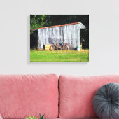 Kinderfahrrad 10"x 8", .75", Single Canvas Print Leinwanddruck (Insitu (Wohnzimmer))