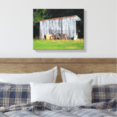 Kinderfahrrad 10"x 8", .75", Single Canvas Print Leinwanddruck (Insitu (Schlafzimmer))