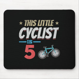 Kinderfahrrad fahren Dieser kleine Radfahrer ist 5 Mousepad