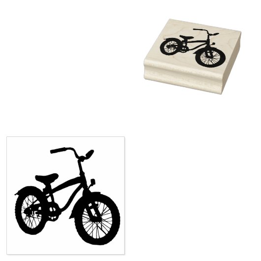 Kinderfahrrad Gummistempel (Stempel)