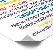 Kinderfahrrad, Kinderfahrrad-Wohltätigkeit-Bike-a- Poster (Ecke)