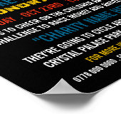 Kinderfahrrad, Kinderfahrrad-Wohltätigkeit-Bike-a- Poster (Ecke)