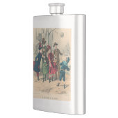 Kinderfamilie Antikes Viktorianisches Kind Flachmann (Links)