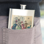 Kinderfamilie Antikes Viktorianisches Kind Flachmann (Beispiel)