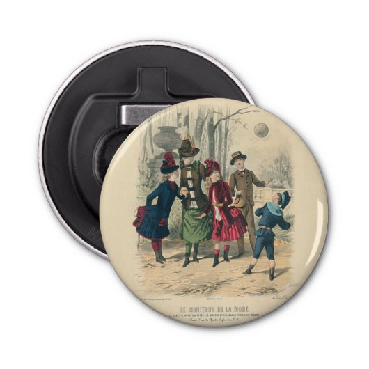 Kinderfamilie Antikes Viktorianisches Kind Flaschenöffner (Vorderseite)