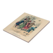 Kinderfamilie Antikes Viktorianisches Kind Fliese (Seite)