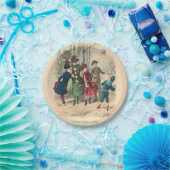 Kinderfamilie Antikes Viktorianisches Kind Pappteller (Party)