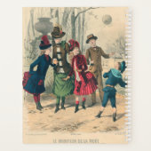 Kinderfamilie Antikes Viktorianisches Kind Planer (Rückseite)