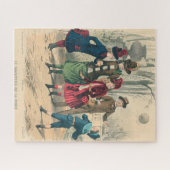 Kinderfamilie Antikes Viktorianisches Kind Puzzle (Horizontal)